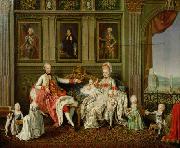 Wenceslaus Werlin GroBherzog Leopold mit seiner Familie oil painting on canvas